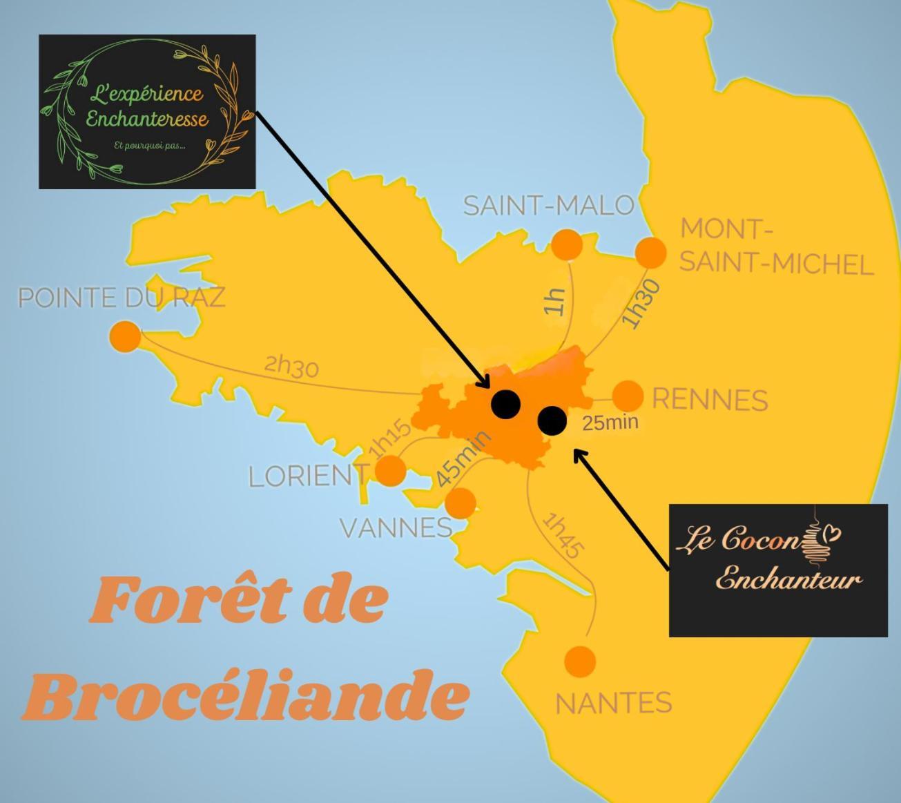 Love Room Proche Rennes Le Cocon Enchanteur Plelan-le-Grand Екстер'єр фото